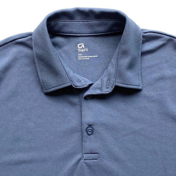 GapFit Performance Polo Shirt Boys XXL 14-16 Short Sleeve Quick Dry Golf Tennis - Picture 6 of 11